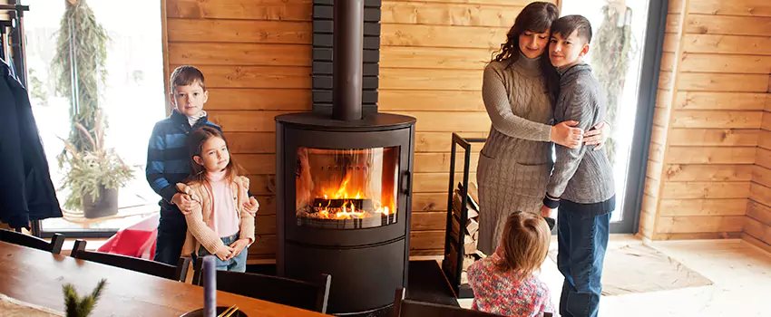 Morso Cast Iron Fireplace Insert Installation in Lincoln, Illinois