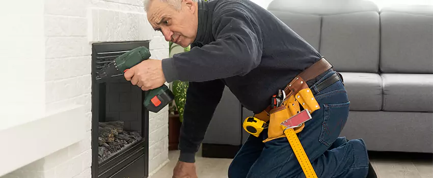 New Indoor Fireplace Installation in Lincoln, Illinois