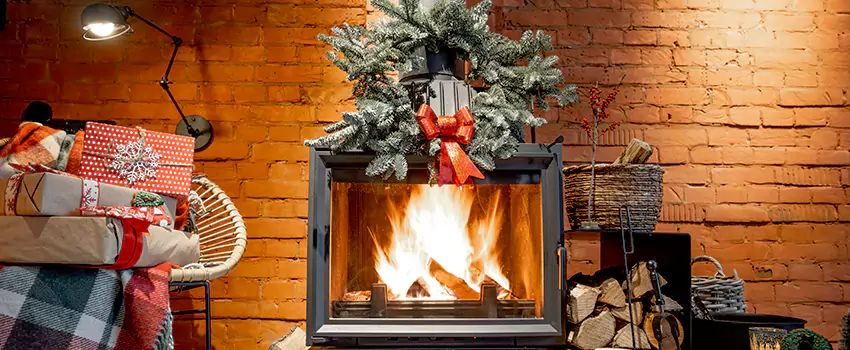 Travis Industries Linear Gas Fireplace Installation in Lincoln, Illinois