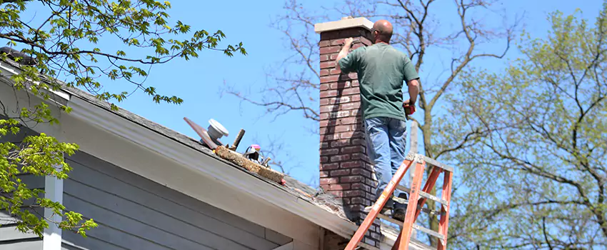 Vinyl and PVC Chimney Flashing Installation in Lincoln, IL