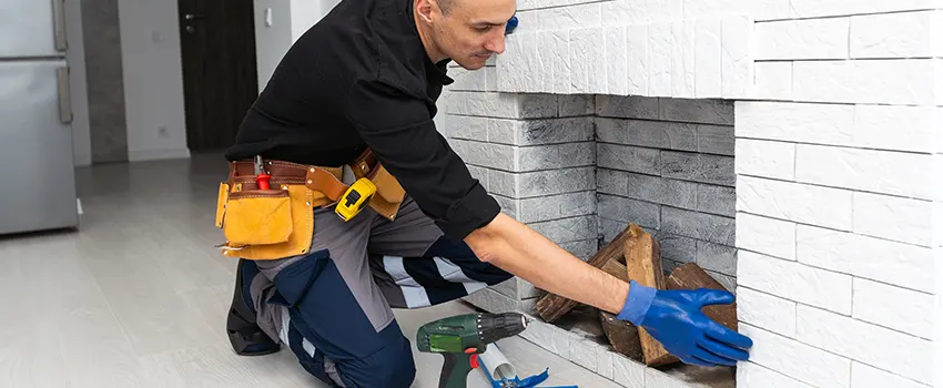 Fireplace Damaged Damper Frame Repair Services in Lincoln, Illinois