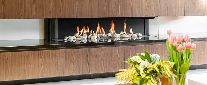 Double-height Fireplace Design Refurbishment in Lincoln, Illinois